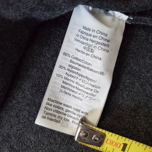 J. CREW MERCANTILE Merino Wool Blend French Bulldog Sweater L - Picture 5 of 8